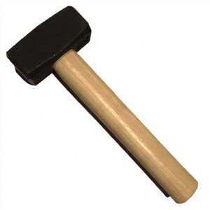 Slägga med trähandtag