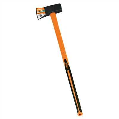 Brandyxa med långt träskaft